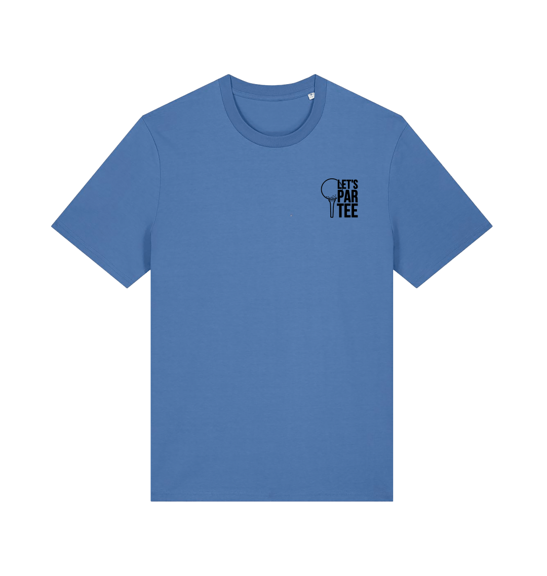 Bright Blue Printed T-shirt Front